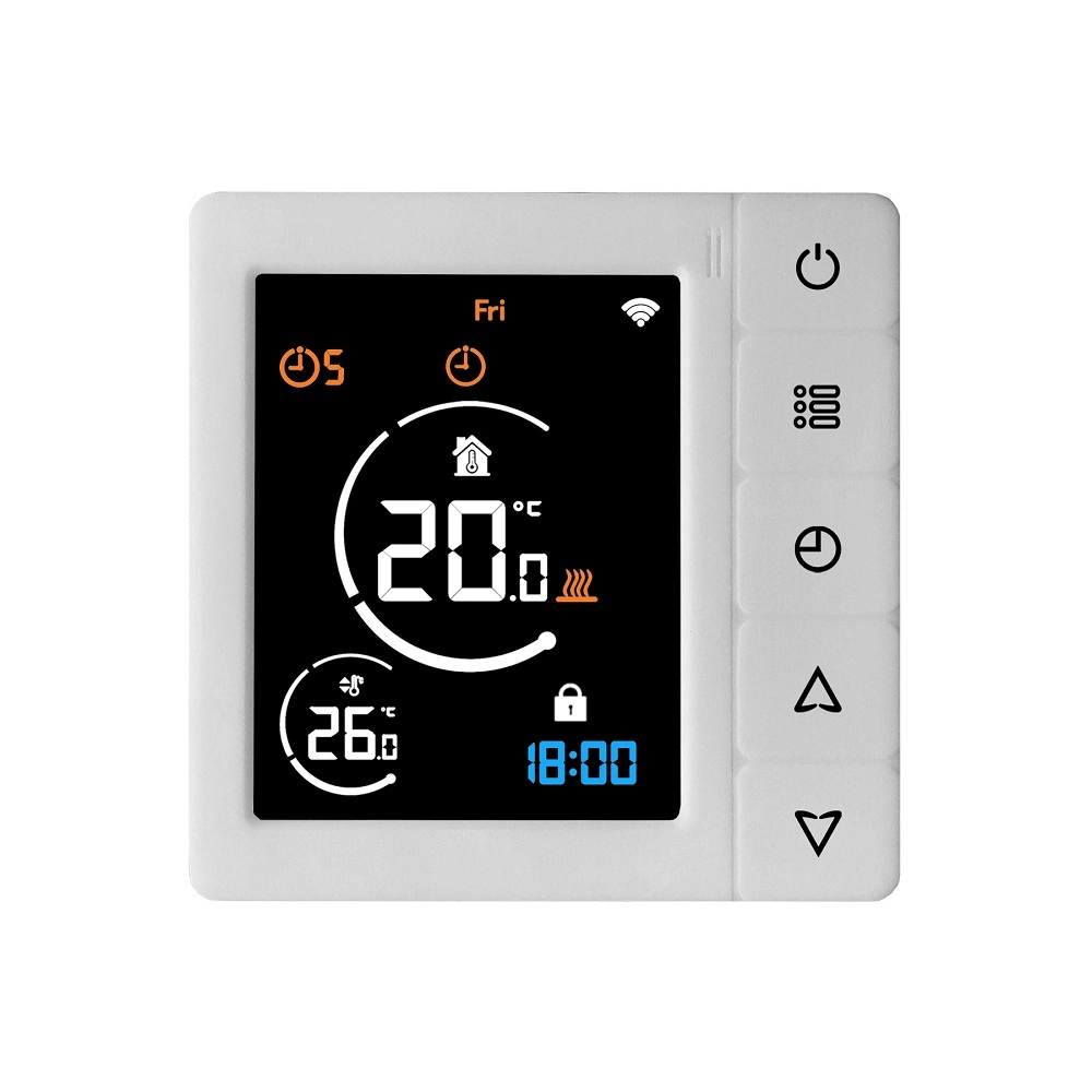 WiFi Smart Thermostat Heating Temperature Controller with Touch Button Work with Alexa Google Home