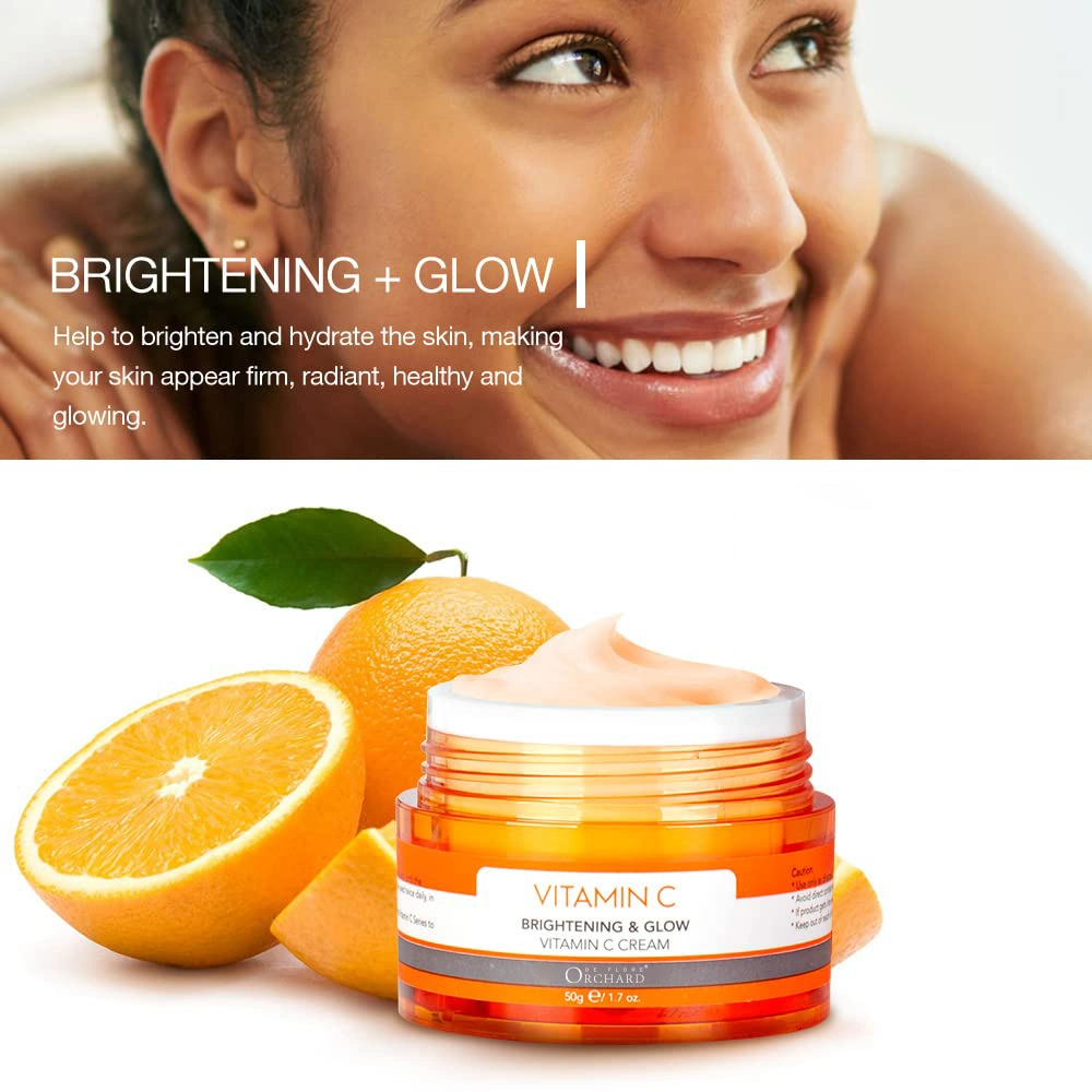 Cuidados da pele Natural orgânico clareamento reparação da vitamina C hidratante facial Cremes