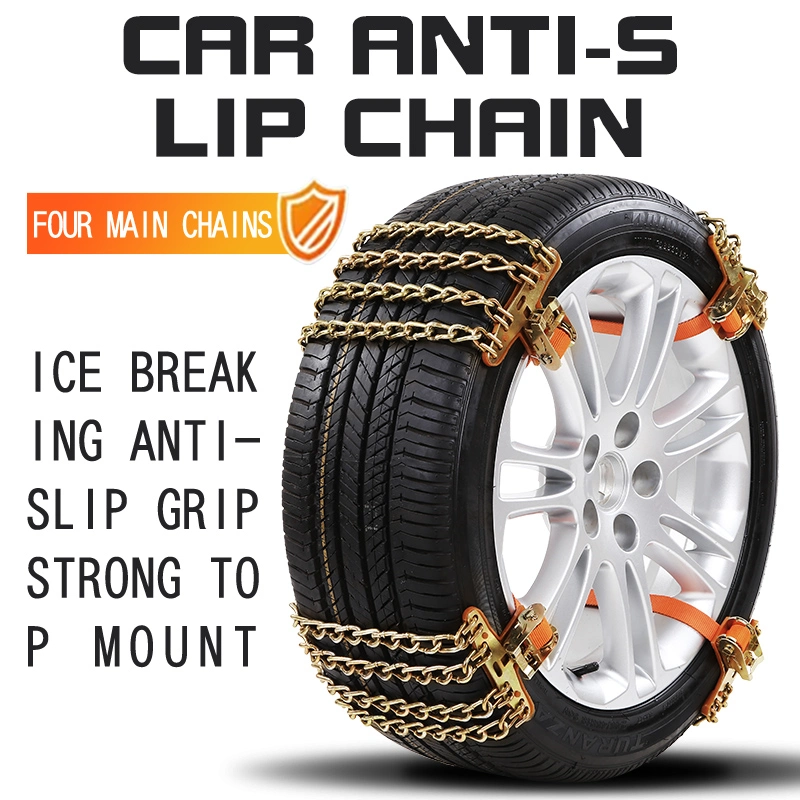 Anti-Slip Emergency Snow Chains for Cars