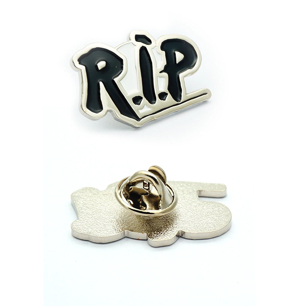 Custom Cheap Letter Enamel Metal Badge Lapel Pin for Decoration