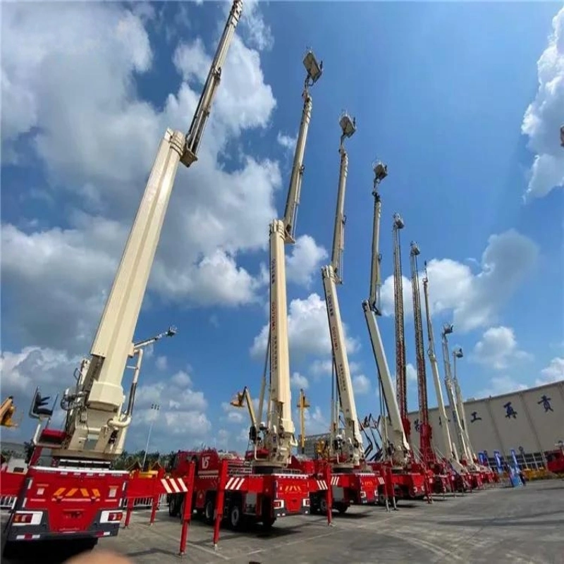 Diario Nueva 72m de la Escalera de incendio camión con plataforma de trabajo dg72