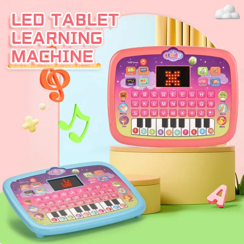 Wholesale/Supplier Baby Intelligent Educational Computer LED Tablet Smart Toys Children Laptop LED Study Machine Gifts for Kids