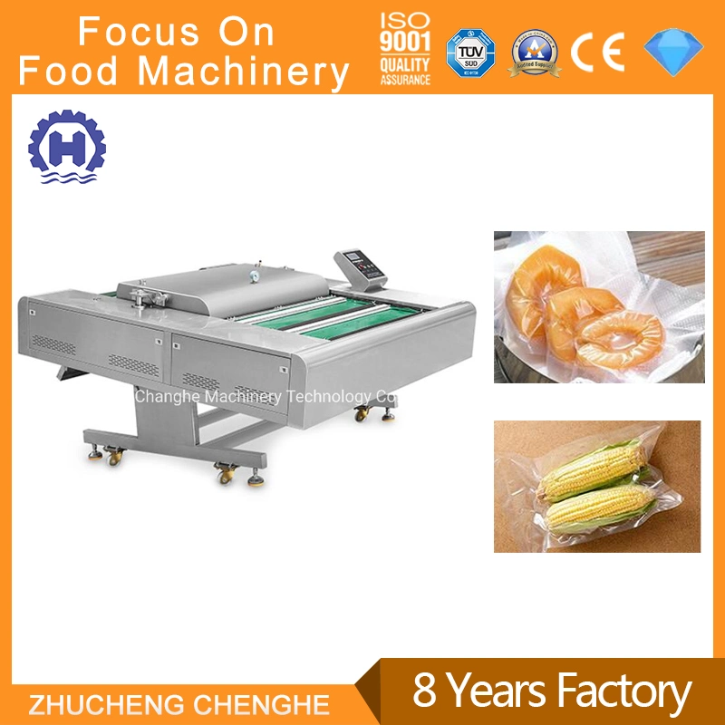 Continuous Marinated Duck Neck Packaging Equipment for Corn Vacuum Sealing Machine