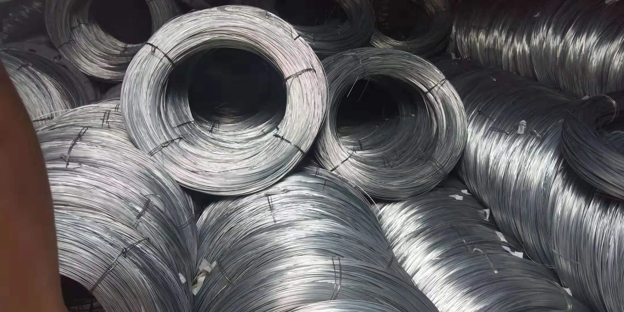 Hot Dipped Bwg 16 20 Galvanized Iron Heavy Duty Metal Gi Steel Rebar Tying Wire Manufacturer Nylon Coated Binding Wire