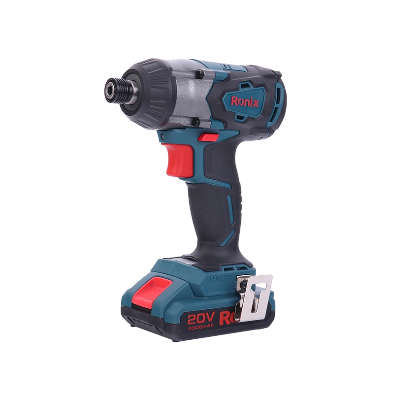 8906 Ronix New Product Electric Impact Driver Drill Portable Brushless Cordless Tools