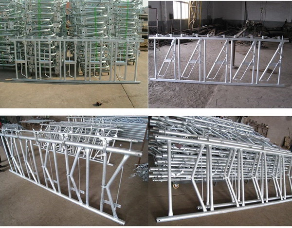 Hot Dipped Galvanized Cattle Headlock Panels, Cattle Freestall