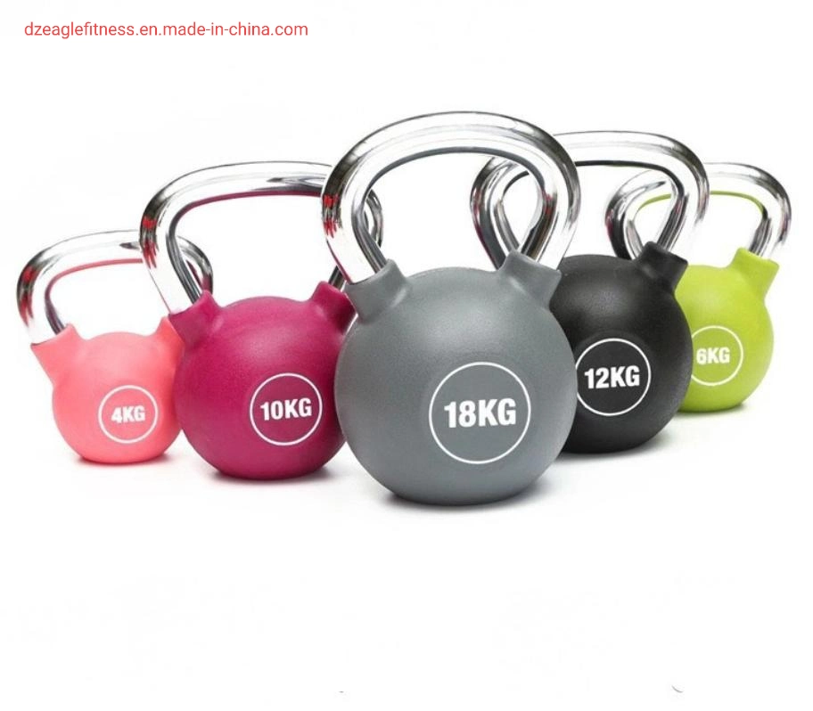 La Chine de gros de la Salle de Gym Fitness Kettlebell vinyle coloré