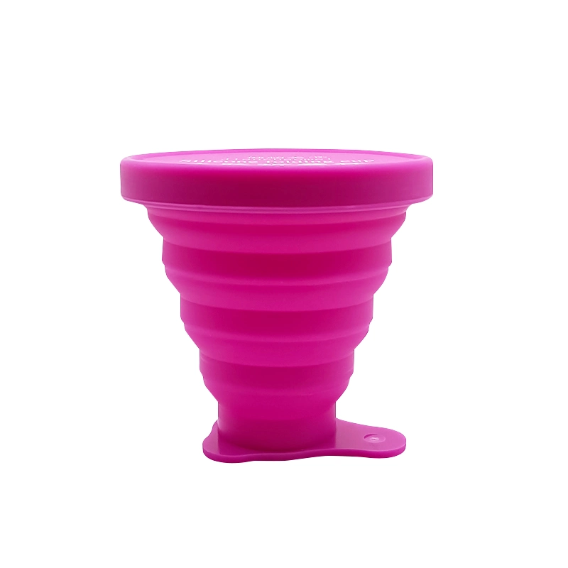 Wholesale/Supplier Custom Logo Promotion Gift Silicone Folding Water Cup Collapsible Coffee Cup