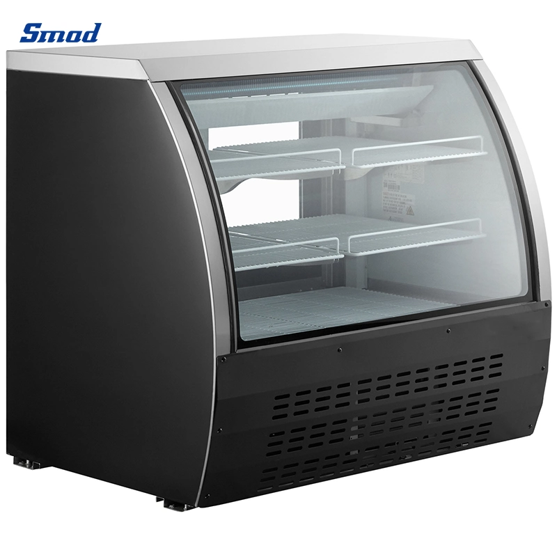 Smad 18 Cuft Glass Door Refrigerator Commercial Deli Case Cake Display Fridge