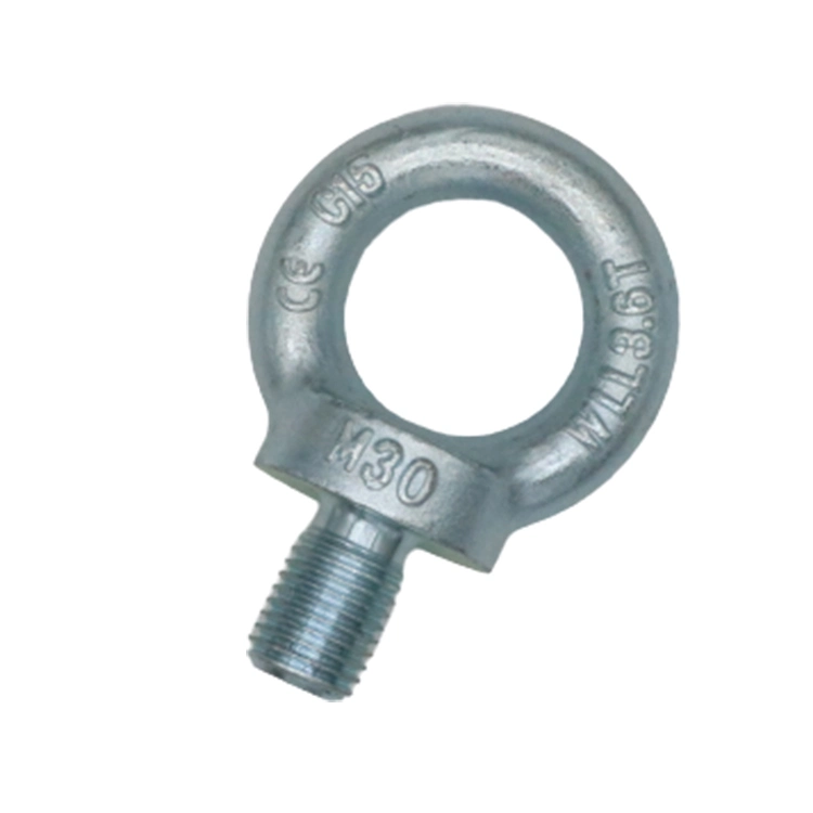 Hot Forging Galvanized Q235 Steel DIN 580 Lifting Eye Bolt with Good Service