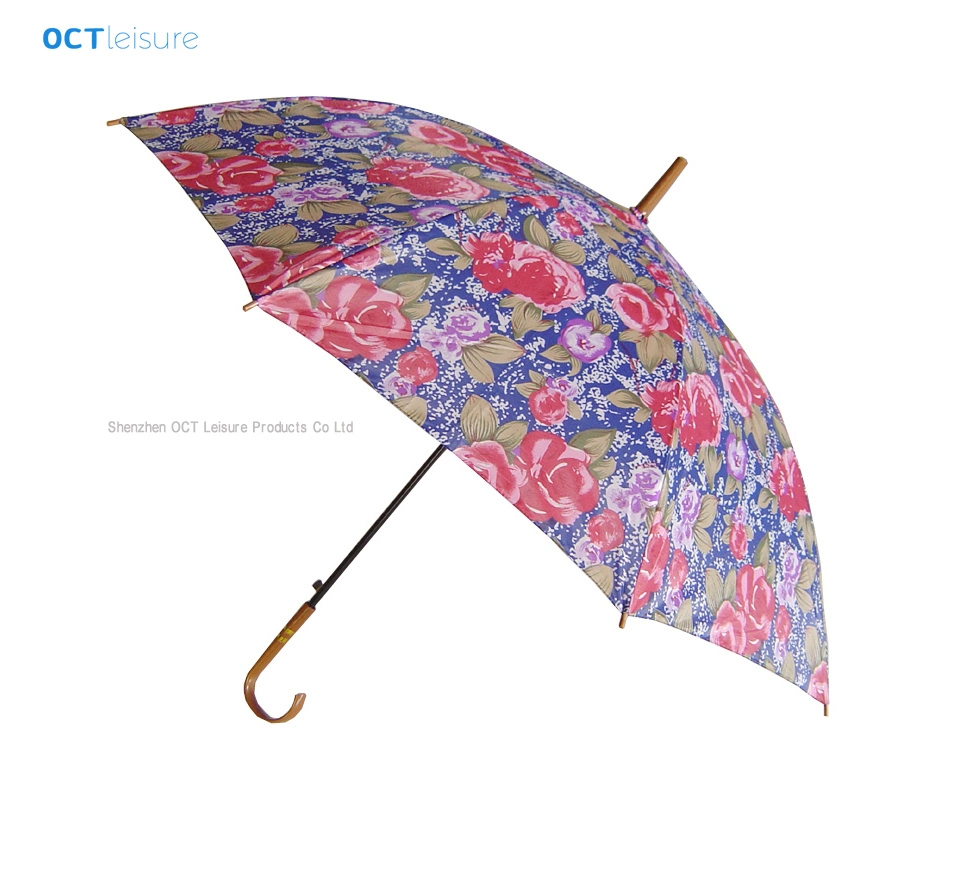 Economic Straight Auto Open Umbrella with Assorted Color (OCT-TX010)