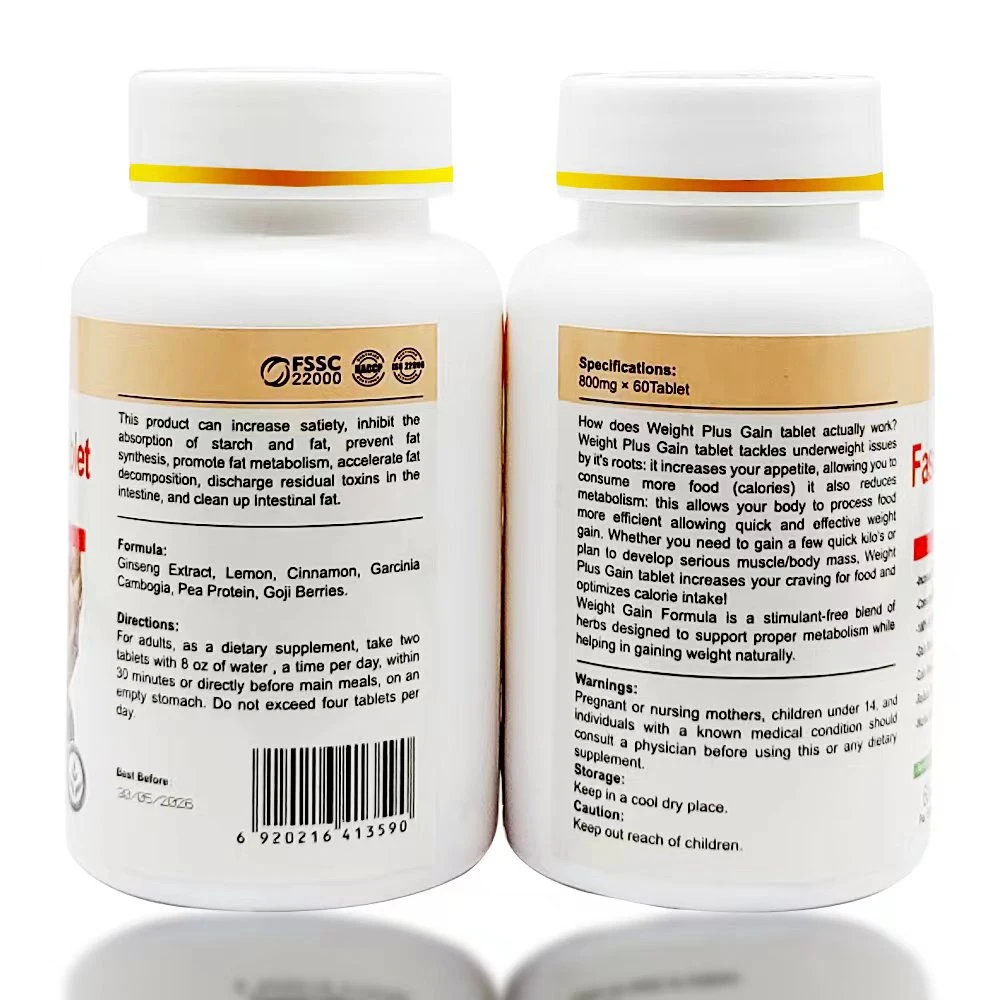 OEM Fast Weight Gain Tablet Weight Plus Tablet Increase Appetite Enhancer