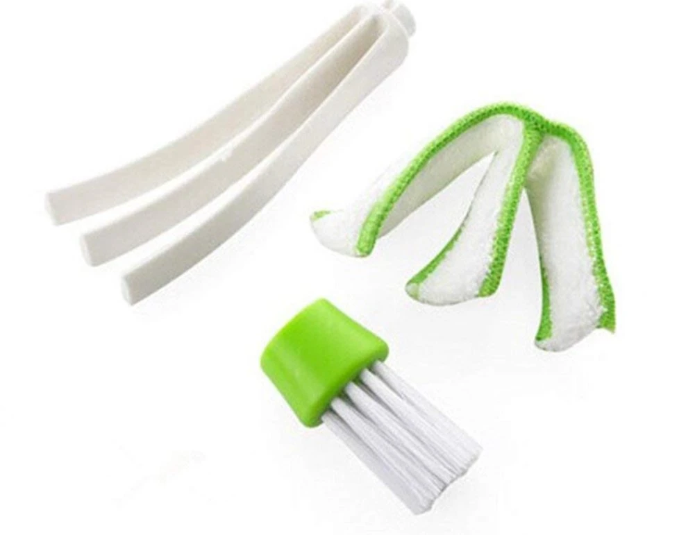 Mini Duster Double Ended Vent Duster Brush Conditions Car Air Outlets Quick Clean Removable