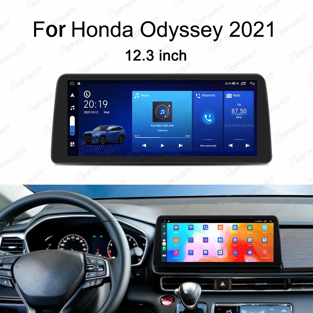 12.3" for Honda Odyssey 2021 Car Multimedia Player GPS Navigation Stereo Android