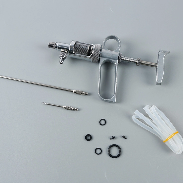 Fowl Livestock Poultry Pig Automatic Vaccinator Continuous Syringe Injector for Animal