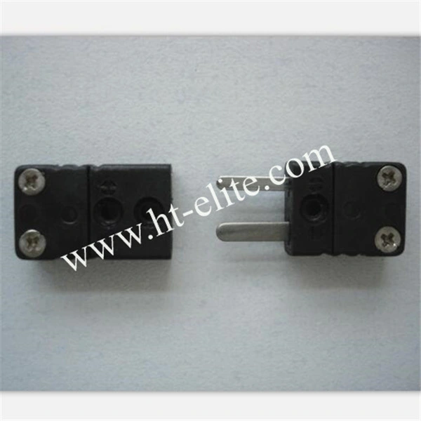 Male and Female Ceramic Plastic Thermocouple Connector Type J K