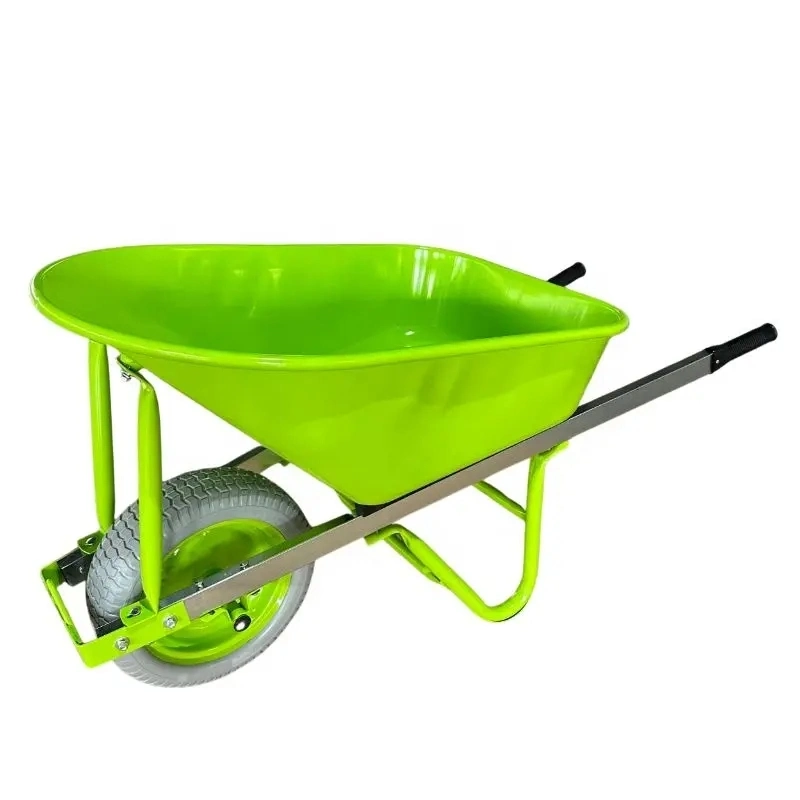 Venta en caliente carretillas de servicio pesado Granja de jardín multiuso Piso libre Wheel Trolley Australian Market Wheelbarrow