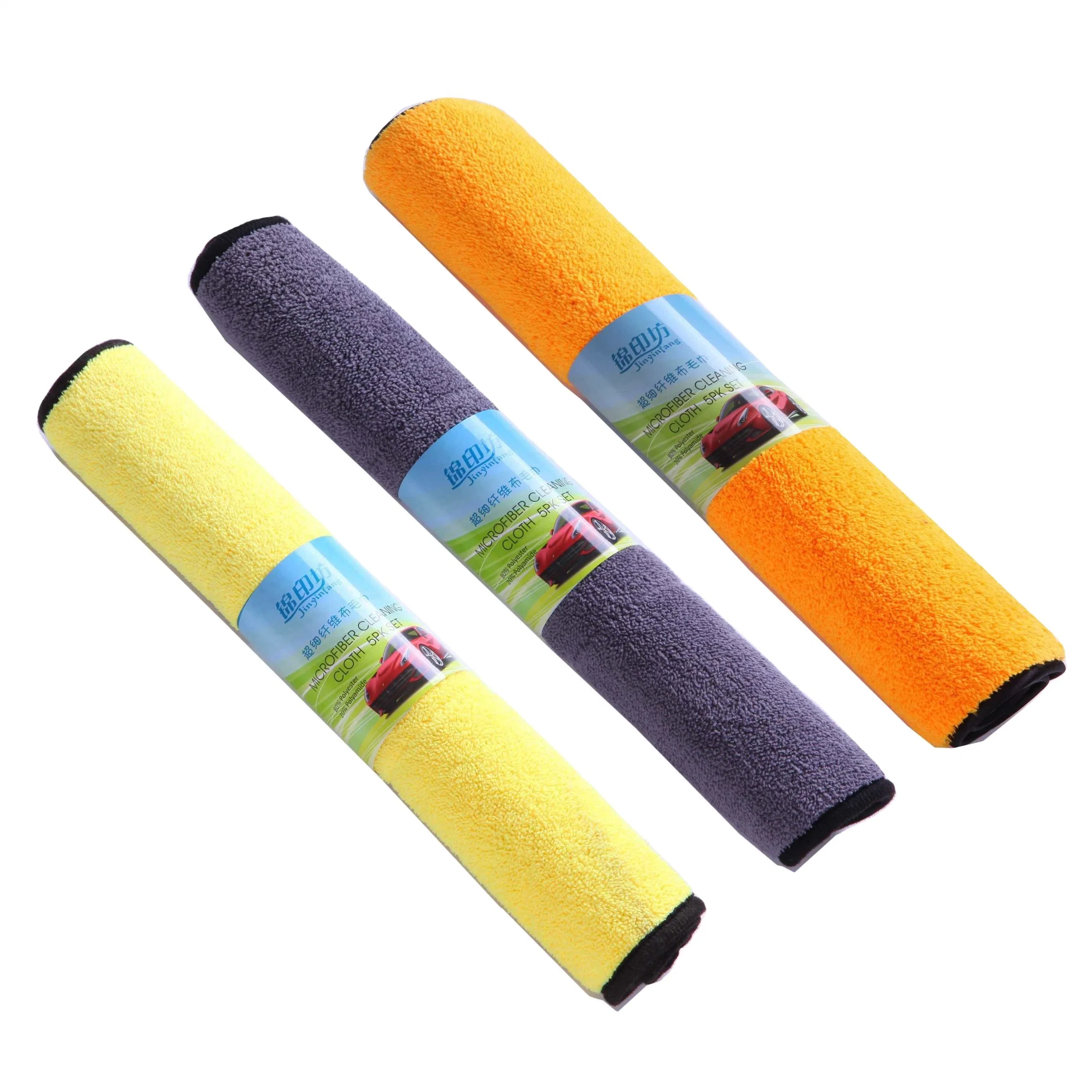 Auto Detailing Polishing Super Absorbent Coral Fleece Microfiber Towel Car Wash