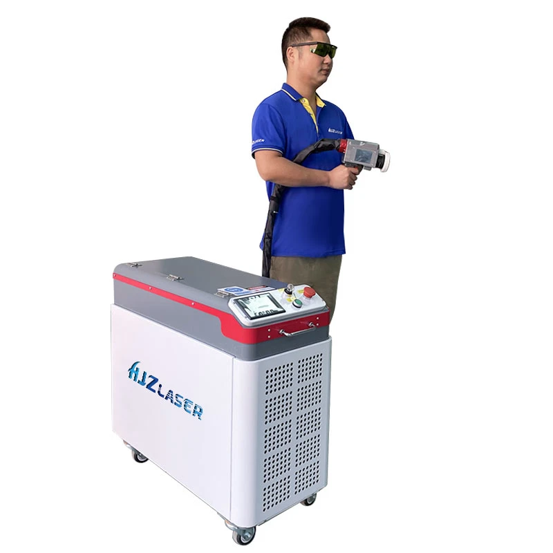 Metal Rust Removal Oxide Painting Coating Stripping System 200W 300W Pulse Laser 1000W 1500W 2000W 3000W Handheld Fiber Laser Welding Cleaning Machine