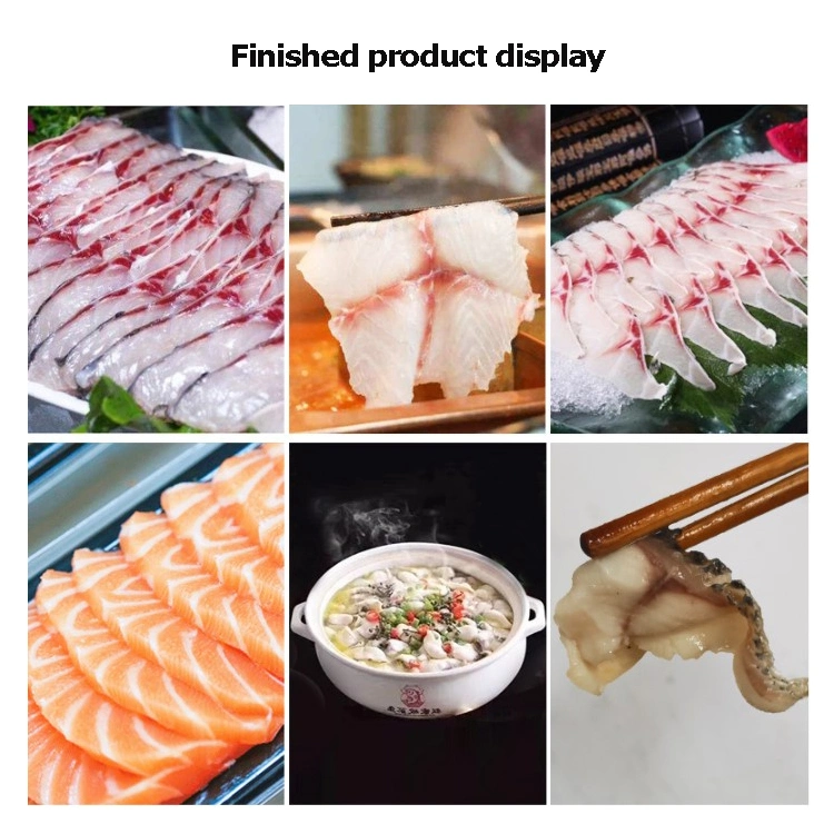 Frozen Fish Slicing Machine Fish Slicing Machine for Fish and Chipsfish Slicing Half Machine Fish Jerky Slicing Machine Fish Portion Cutter Machine