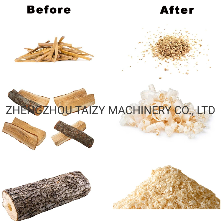 High Efficient Wood Shavings Compress Machine for Animal Bedding