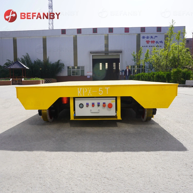 Battery Power Rail Transport Car for Transfer Heavy Cargo