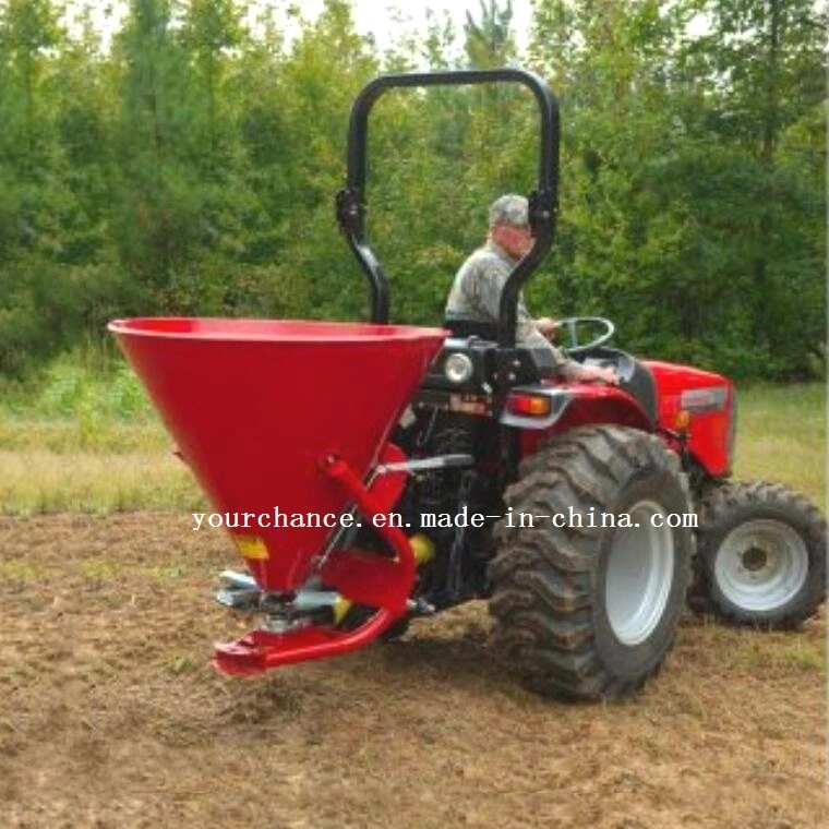 Máquina agrícola CDR600 25-50montado no trator HP 600L de capacidade única de sementes de disco do espalhador de fertilizante