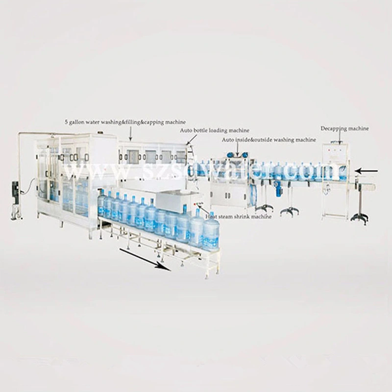 150b/h 5 Gallon 20 Liter Bottle Water Filling Machine