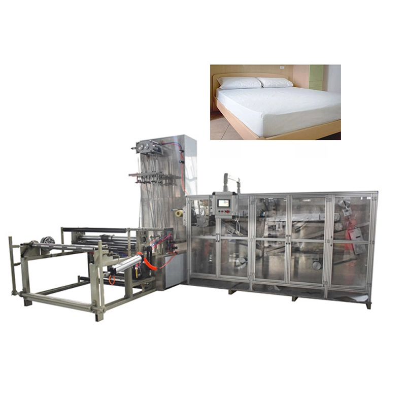 Disposable SPA Bed Sheet Nonwoven Bed Cover Making Machine with Elastic Rubber Band