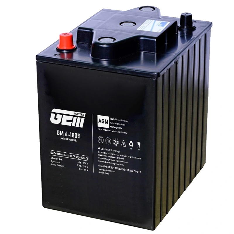 GEM Batterie 6V180ah Deep Cycle Gel Solar Bateria für Solar/Wind/Pumpe/Marine/Generator