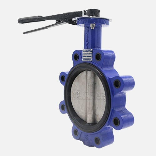 API CE Factory Wafer Lug Type Center Soft Seat Lined Butterfly Valve