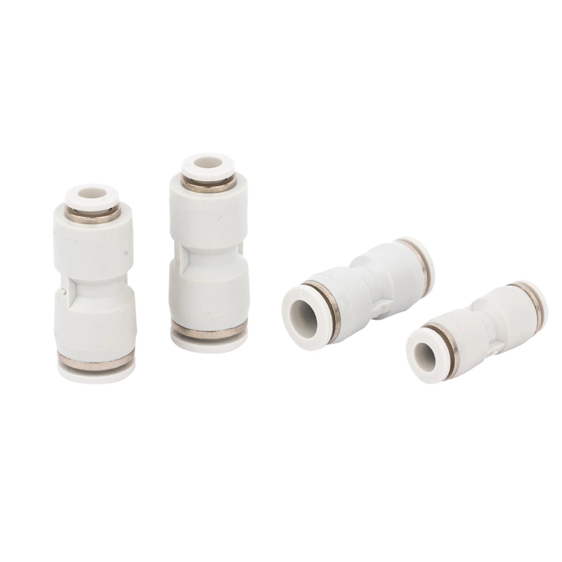 Pg Push to Connect Straight Union Plastic Pipe Tube Reducer Fitting Reducing Coupler Straight Pneumatic Connector