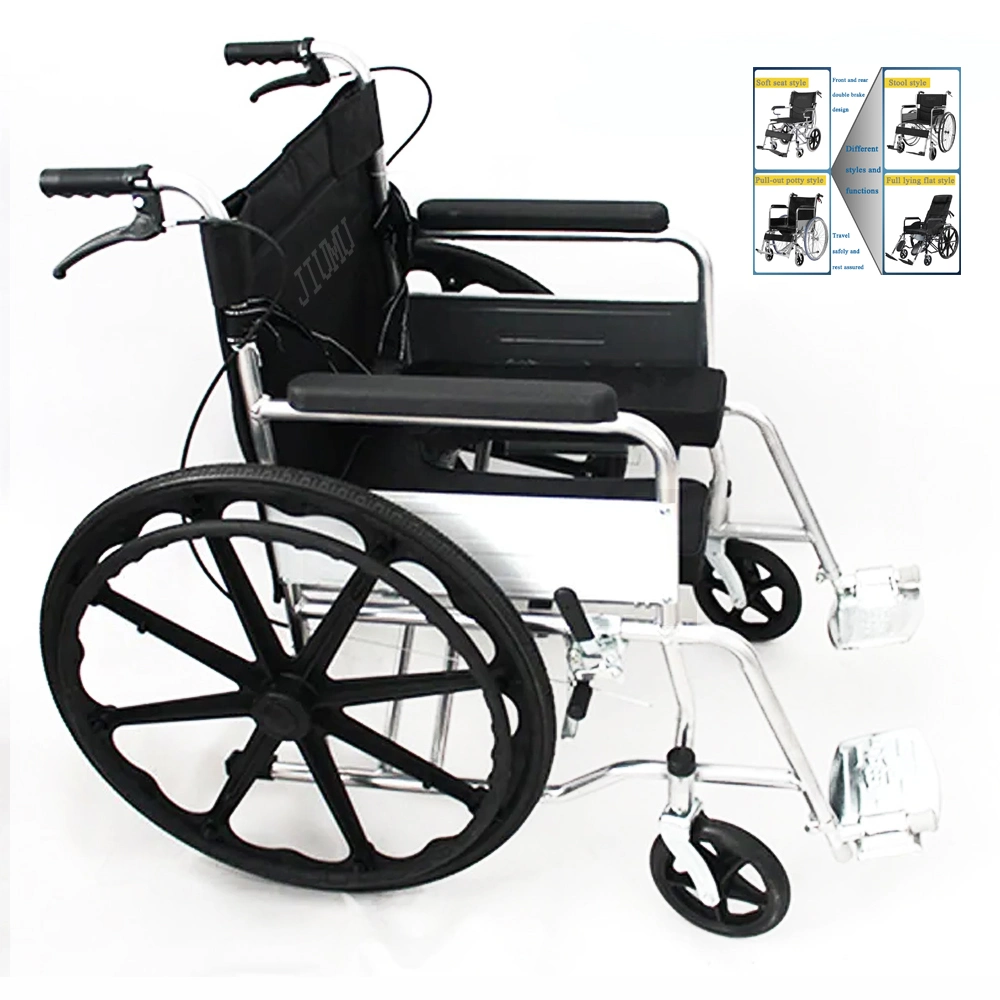 Hand Push Manual Home Care Chair Wheel Seat Manual Fold Supplier Price