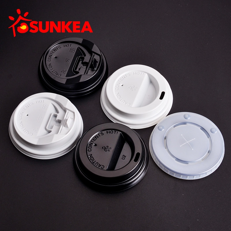 Sunkea Custom Disposable Single Wall Hot Drinking Kraft Paper Coffee Cups with Lids Free Sample Recyclable Food Packaging Paper Cup