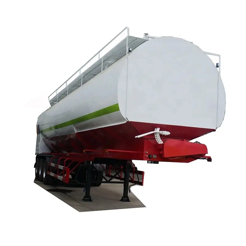 Electric /Hydraulic Type 30 Tons 60000 Liters Bulk Feed Delivery Tank Trailer