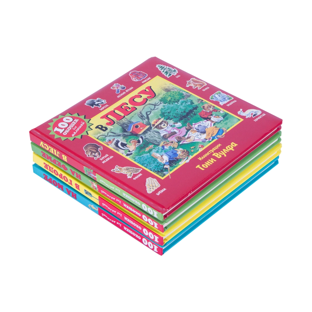 Hardcover Binding Boards Books Printing Children Study