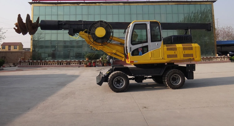 Mobile Crawler Type Anchor Drilling Excavator Drifter Oil Drilling Hand Piling Machine