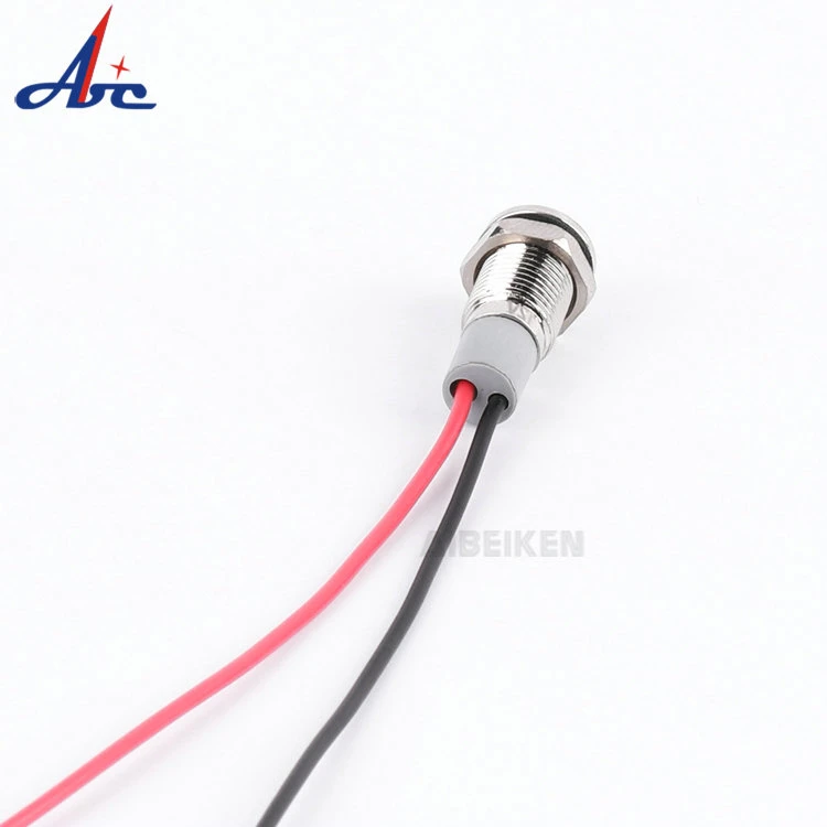 12V LED Sell Like Hot Cakes Plastic Indicator Light 8mm Mini Size Red Green signal Lamp