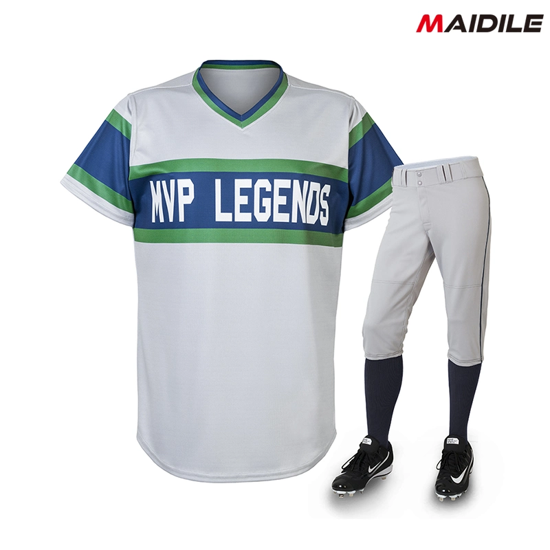 High Performance Polyester Baseball Jersey Customized Mesh Women's Baseball Uniforms