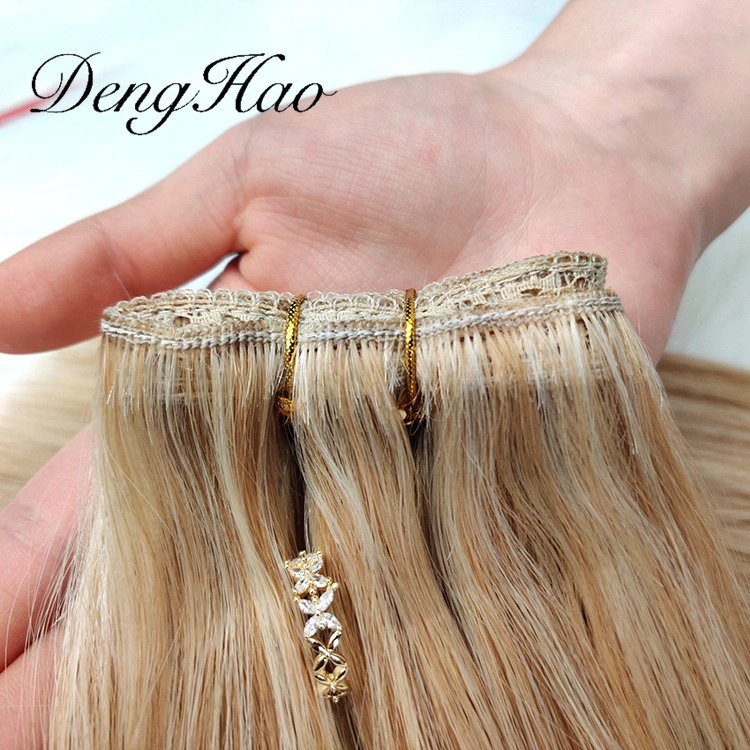 Professional Manufacturer Wholesale/Supplier 100% Best Natural Human Hair Weft