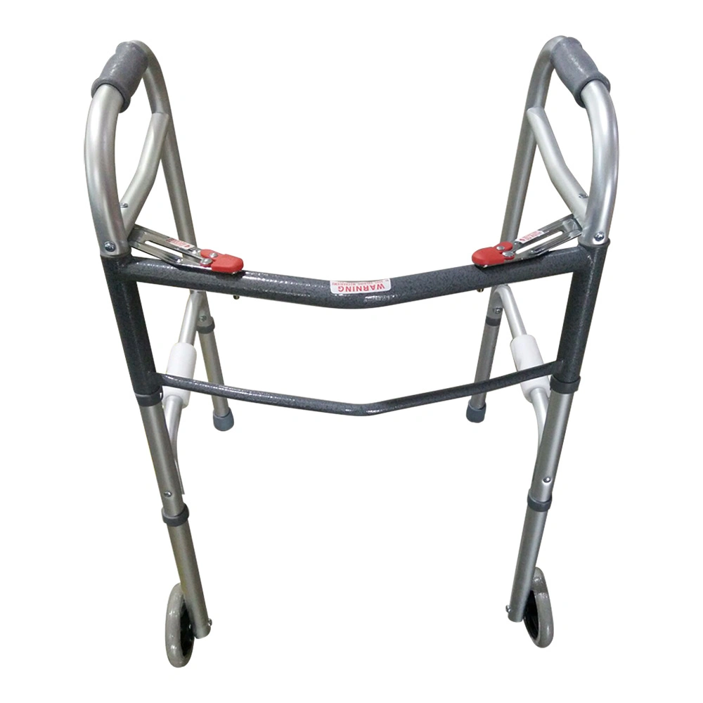 High-Class Aluminium Medical Walker Cane Folding Walking Frame