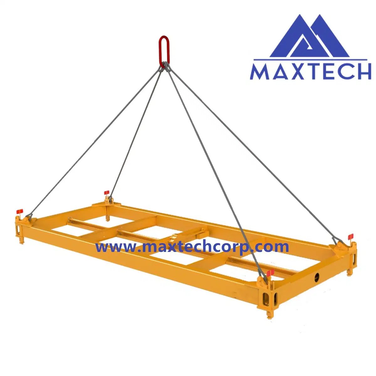 20ft 40ft esparcidor de contenedores mecánico semiautomático