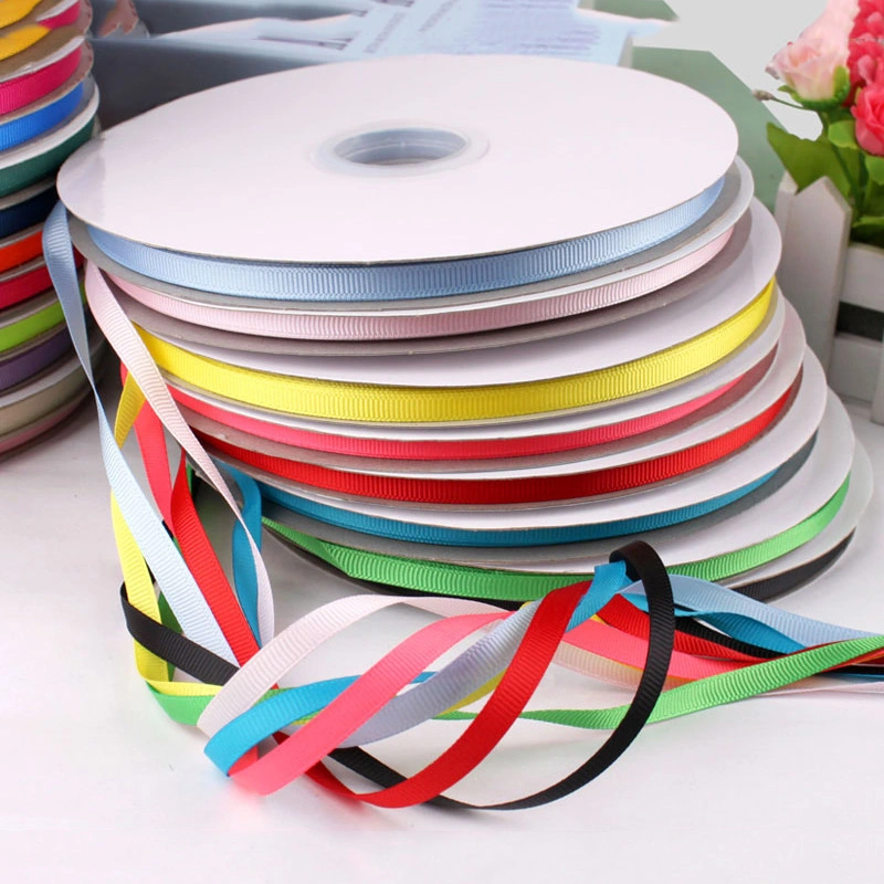 Nylon Metallic Ribbon Christmas Ribbon Bow Custom Wholesale/Supplier 100% Polyester Ribbon Custom Printed Grosgrain Ribbon