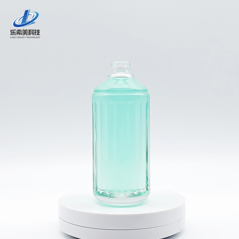 100ml Empty Glass Perfume Bottle Column Bottle Mist Pump Sprayer Bottle Cosmetic Package