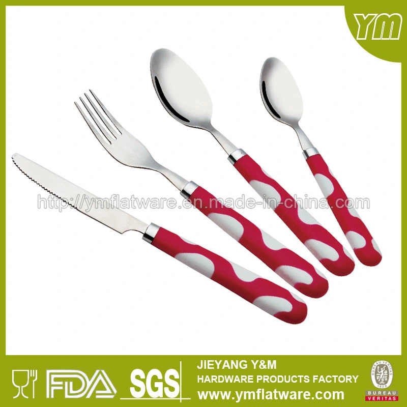 Gift Promotional Stainless Steel Cutlery with Plastic Handle
