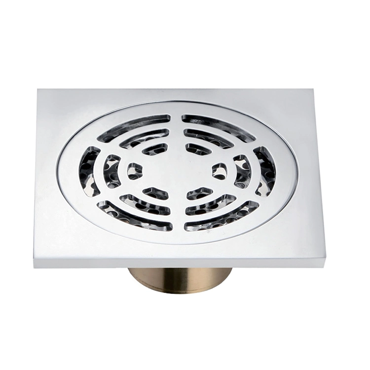 Hotel Kitchen Sink Bathroom Sanitary Accessories Modern Shower Polished Stainless Steel Strainer Floor Drain Cover 4 Inch