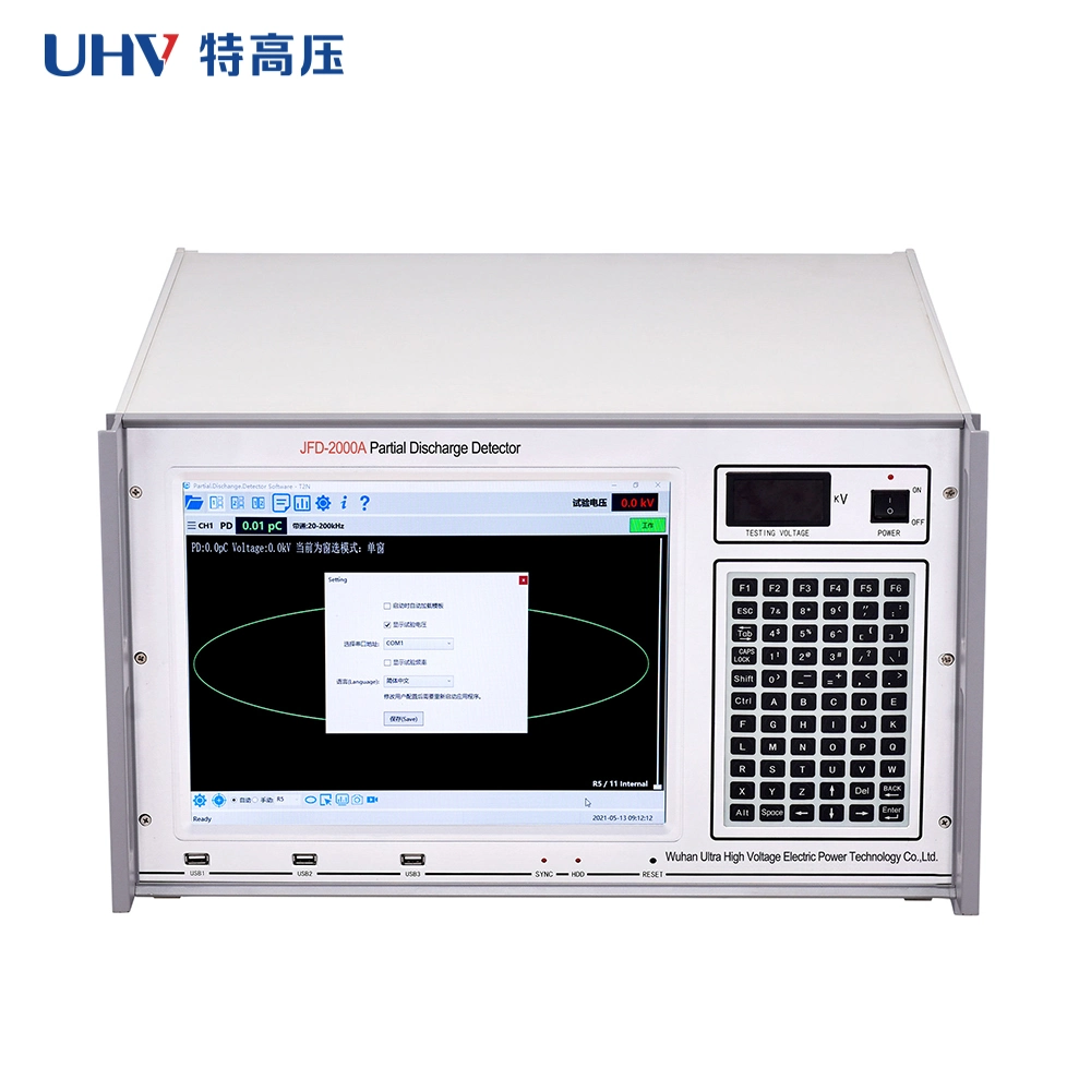 Jfd-2000a مصنع الصين جودة جيدة الجودة رخيصة فوق صوتية جزئيا PD المحلل