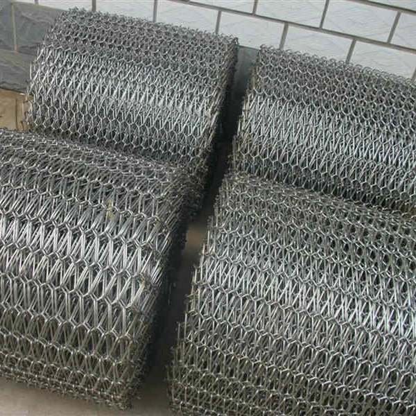 304 316 Stainless Steel Wire Mesh Chain Link Conveyor Belt Metal Mesh Conveyor Belt