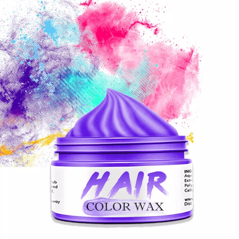 Más populares Moda colorantes Crema Cabello Cera Color temporal Pomada Cera