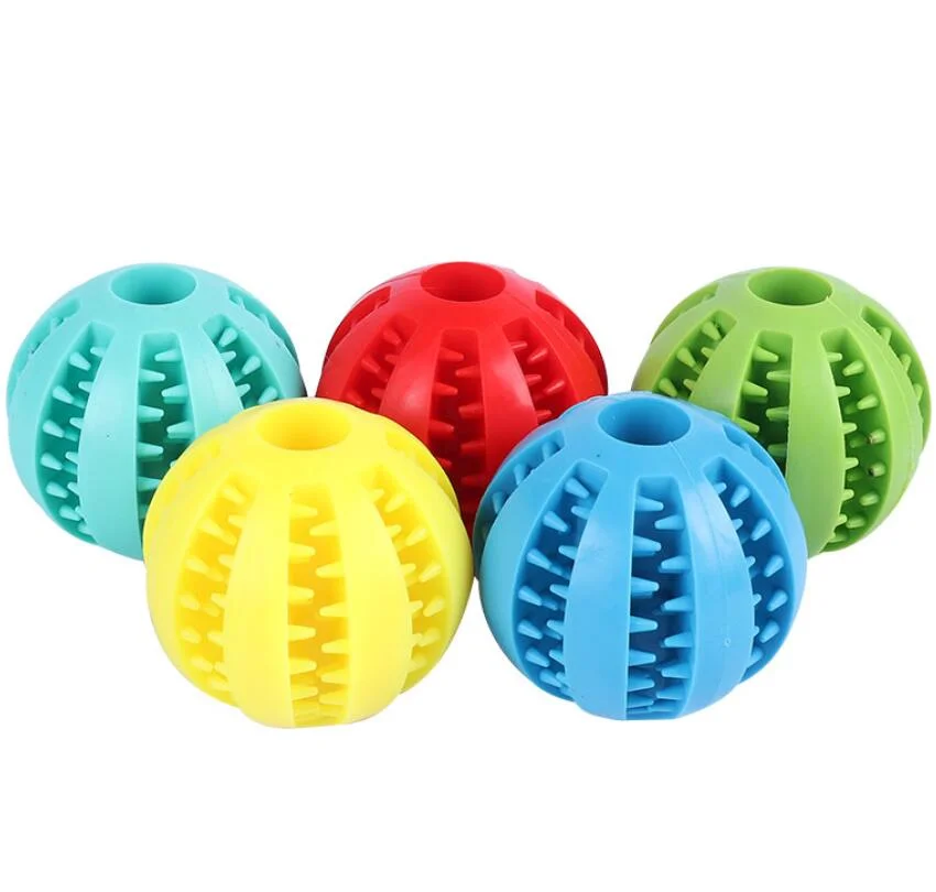 Suministro de perro juguetes de gato mascota perro bola Bell Chew Toys Juegos dientes Entrenamiento Accesorios para mascotas Productos